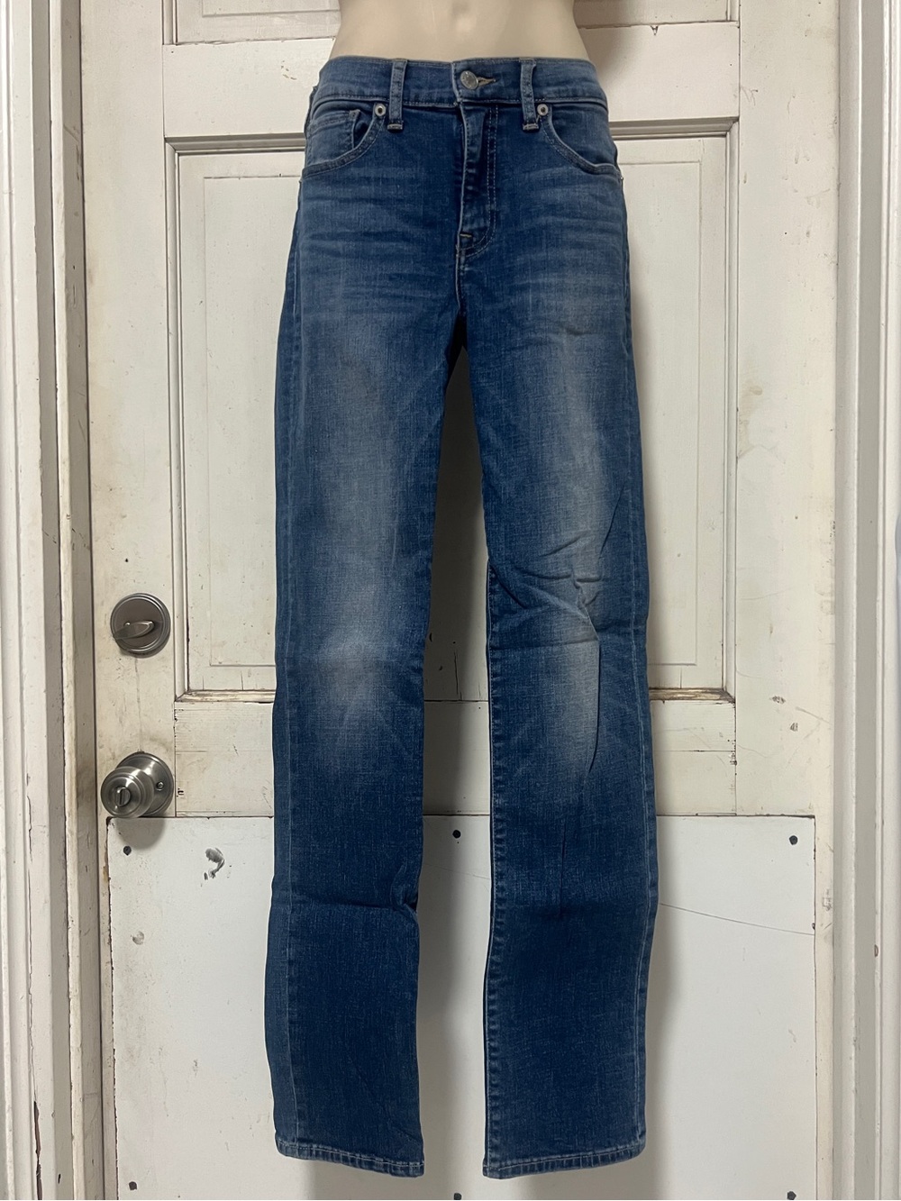 Classic Brooke Straight Leg Blue Jeans Lucky Brand 26